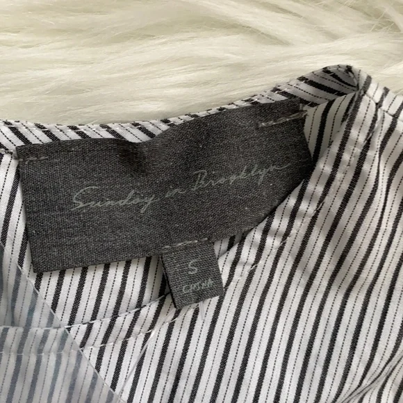 Anthropologie Sundays in Brooklyn Striped Blouse Size S - Picture 11 of 16